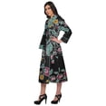 thumbnail image 2 of Moomaya Printed WoMen's Robe Dressing Gown With Pockets Bath Robe Girls, 2 of 6
