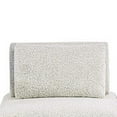 thumbnail image 3 of Stavan Modular Curved 2 Seat Sofa- Ottoman Gray Boucle Adjustable Back, 3 of 6
