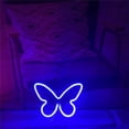 thumbnail image 4 of Luz colgante de neón LED con forma de mariposa de neón, funciona con USB o con pilas, para el hogar, dormitorio, bar, restaurante, Navidad, fiesta de cumpleaños, regalo, decoración de pared, 4 of 5