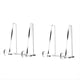 thumbnail image 1 of Soportes para Platos para Exhibición, Soporte Cuadrado de Acrílico Transparente, Soporte para de Fotos de Mesa, Caballete para Libros, Fotos, Paquete de 2, 1 of 5