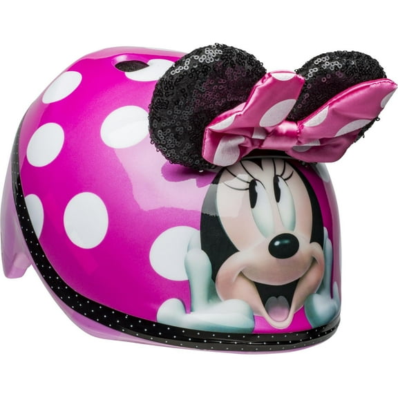 Bell Sports Minnie Mouse 3D Sequin Ears Toddler Helmet