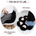 thumbnail image 4 of Almohada DE felpa NQ con forma DE pata DE gato suave y acogedor para sofá silla DE oficina, 4 of 5