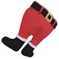 thumbnail image 5 of KAKOWELY Divertido gorro navideño portátil para fiestas navideñas, creativo gorro con forma de pata de elfo, recuerdo de fiesta navideña, 5 of 5