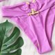 thumbnail image 5 of Mujeres verano moda sólido tanque Sexy dos piezas Metal Bikini traje de baño traje de baño Fridja nalpqowj57935, 5 of 6