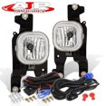 thumbnail image 3 of AJP Distributors Clear Lens Front Bumper Fog Lights Driving Lamps Assembly Pair LH RH + Bezel Bulbs Switch Wiring Harness Compatible/Replacement For Ford F250 F350 F450 F550 Super Duty 2008 2009 2010, 3 of 10