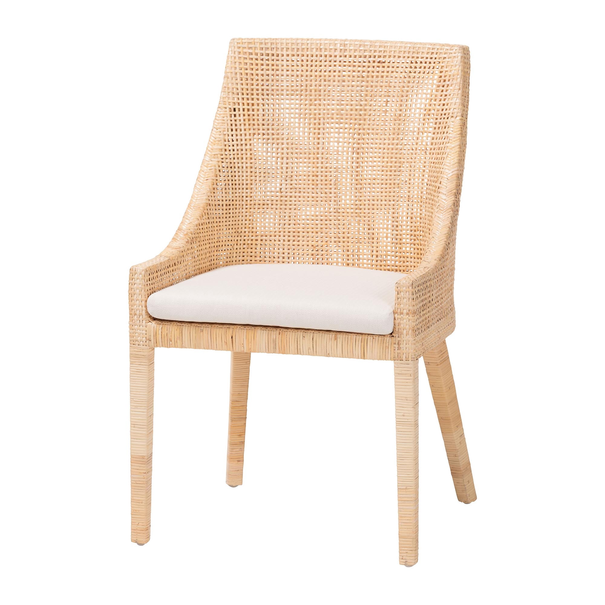bali & pari Beata Boho Dining Chair, Light Honey