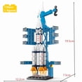 thumbnail image 1 of Space Rocket Launch Center Building Blocks Set, Aerospace Space Station and Spacecraft Model, DIY Aviation City STEM Bricks Toy, Creative Educational Gift for Kids, 1 of 7
