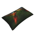 thumbnail image 3 of Naloa Hybrid Parrot in the Forest Pillowcase, Throw Pillowcase, Wrinkle-Free, Stain-Resistant with Hidden Zipper for Bedroom Sofa - 16"x24", 3 of 9
