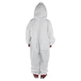 thumbnail image 3 of (XXL) Vêtements d'apiculture - Blan-185-195cmc, Équipement de protection des abeilles pour apiculteurs professionnels avec voile et cagoule, 3 of 4