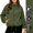 Army Green, variant on Women Water Resistant Sun Protection Full Zip Hooded Windbreaker Jacket Lightweight Outdoor Hiking Coat with Pockets Breathable Sport Tops for Spring Fall S-3XL Yellow