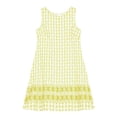 thumbnail image 5 of BRGZLK Womens Midi Dresses Summer 2026 Casual Trendy Boho Print Sleeveless A Line Sundresses Crewneck Dress for Going Out Yellow XL, 5 of 5