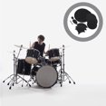thumbnail image 1 of SHOWERORO 1 Set Drum Sound Dampening Pads Black for Percussion Instruments, 1 of 5