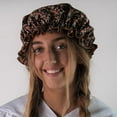 thumbnail image 4 of Making Believe Womens Mop Cap - Brown Calico, 4 of 5