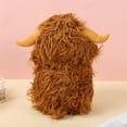 thumbnail image 4 of Weighted Highland Cow Plush Toys, Giant Highland Cow Gift Plush Toy,Adorable Stuffed Animal for Kids and Adults Highland Cattle Plushie Decor, 4 of 6