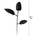 thumbnail image 4 of PENGXIANG Simulation Black Tulip Silk Cloth Flower Decoration Decorations 5pcs Single Artificial Flowers, 4 of 9