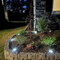 thumbnail image 3 of Luces solares para jardín al aire libre, iluminación solar para patio - 8 LED, para exteriores, 3 of 5