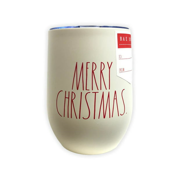 Rae Dunn By Magenta White MERRY CHRISTMAS Red LL Insulated Stainless Steel  Tumbler 12 Ounce - Walmart.com