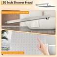 thumbnail image 6 of Rainfall Shower System with Handheld - 10 Inch Showerhead in Brushed Nickel, Brushed Nickel, 6 of 12