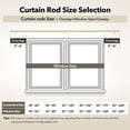 thumbnail image 4 of Barra de cortina IFELS Heavy Duty de 70-120 cm de metal dorado para ventanas, 4 of 7