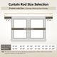 thumbnail image 4 of Barra de cortina IFELS Heavy Duty de 70-120 cm de metal dorado para ventanas, 4 of 7