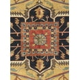 thumbnail image 3 of Pasargad Home Serapi 108 x 145" Hand-Knotted Lamb's Wool Area Rug in Rust Orange, 3 of 4