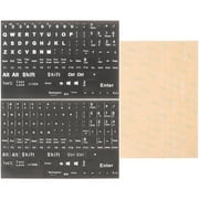 3 Sheets Keyboard Sticker English Keyboard Letter Sticker Keyboard Decal