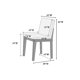 thumbnail image 2 of Dark Walnut Finish 5pc Dining Room Set Dining Table 4x Chairs Beige Fabric Chair Seat Kitchen Breakfast Dining room Furniture Ru My Lux Decor Round, 2 of 6
