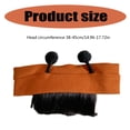 thumbnail image 3 of Lovely Antennae Hairpiece Headband with Bangs, Baby Cosplay Toupee Hairband for Newborns New Year Hair Accessories, 3 of 8