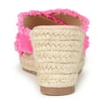 thumbnail image 4 of Journee Womens Shanni Wedge Heel Espadrille Sandals, 4 of 10