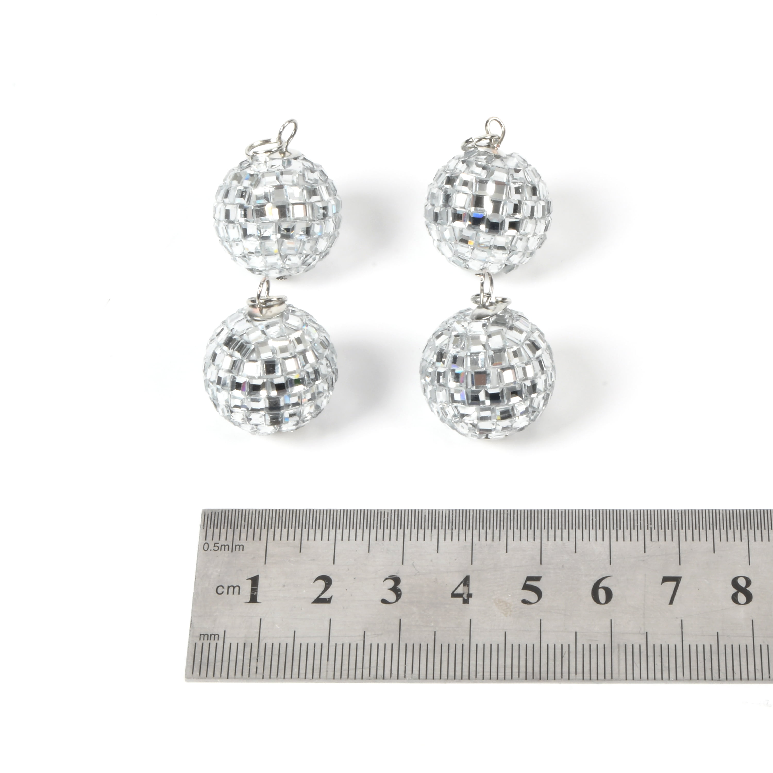 Blue Moon Beads Acrylic Disco Charms for DIY Jewelry Making 4-Piece