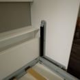 thumbnail image 6 of Full Size Vertical Murphy Bed with Shelf and Drawers,Space Saving Hidden Bed with New Style Gas Struts,Wall Bed for Bedroom Guestroom,White, 6 of 6