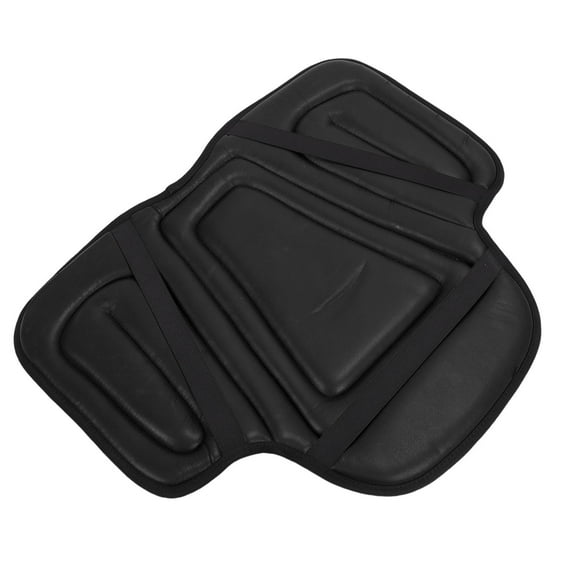 Horse Riding Shock Absorbing Saddle Pad, Proper Weight Distribution, Non Slip Design, Stable and Comfortable for Horse and Rider, Memory Foam with PU Leather Material, 56x45cm
