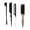 brush A KIT, variant on Boar Bristle Slick Back Hair Brush for Sleek Ponytail Bun & Smoothing Baby Hairs, Flyaways, Edge Control - Backcombing & Teasing