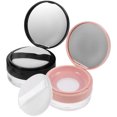 thumbnail image 4 of KAKOWELY 2Pcs Empty Plastic Loose Powder Compact Container Reusable Makeup Powder Boxes,2.56"X2.56"X1.18", 4 of 5