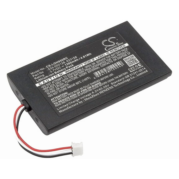 Battery for Logitech 533-000128 915-000257 915-000260 Elite Harmony Remote 950