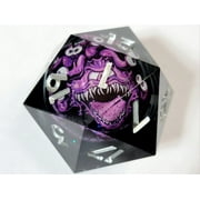 Dark Beholder Liquid Core 35mm Large d20 | Dungeons & Dragons | Colossal Dice | DnD Dice | DnD Dice Set Polyhedral 5E DND