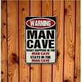 thumbnail image 6 of Metal Decorative Signage, 12 x 8 inches, Funny Man Cave Sign, Bar Beer Wall Decor, Personalized Gifts, 6 of 13