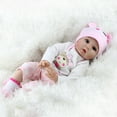 thumbnail image 7 of PYD 22INCH Reborn Dolls Realistic Handmade Soft Silicone Vinyl Adorable Newborn Girl Doll, 7 of 7