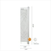 Fiskars Rotary Cutter and Ruler Combo - 24 x 6 Fabric Cutter with Gridlines - Craft Supplies