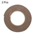 thumbnail image 3 of Uxcell 2Pcs Rolls Single Sided Foam Tape Removeable EVA Sponge Mounting Tape Strong Adhesive Tape Strips Brown 13ft x 1/4" x 1/8", 3 of 5