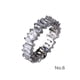 thumbnail image 2 of Jumpingount Zirconia cúbica pequeñas alianzas de boda anillos brillantes clásico exquisito anillo de dedo impermeable ahueca hacia fuera la Ropa, zapatos y accesorios Miscelánea No.6, 2 of 6