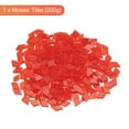 thumbnail image 3 of 200g Mosaic Tiles Rhombus Shape Glass Mosaic Tiles Stained Mosaic Glass for Art Crafts DIY Projects Transparent Red, 3 of 5