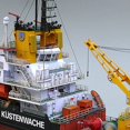 thumbnail image 2 of CHUANK Germany Mellum Coast Guard Environment Monitoring Ship Paper Model Kit Unassembled DIY Kit for Aviation Collectors, 2 of 7