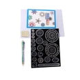 thumbnail image 2 of Aozowin Spiral Art DIY Painting Art Set Multi-function Magic Ruler Stencil Toy,Christmas Gifts for Kids, 2 of 6