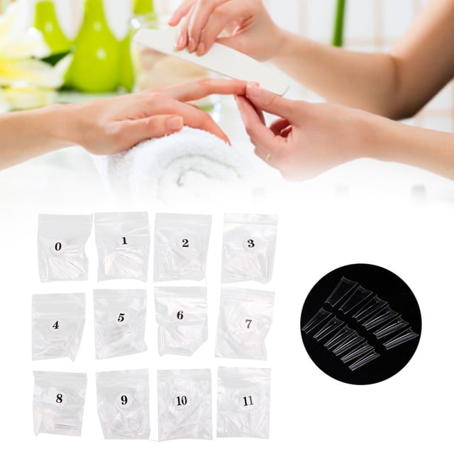 Safe And Reliable Practical And Durable Nail Tip, Wearable Nail Tip, Salon Shop For Home Beauty Salon Manicure Store Natural,Transparent