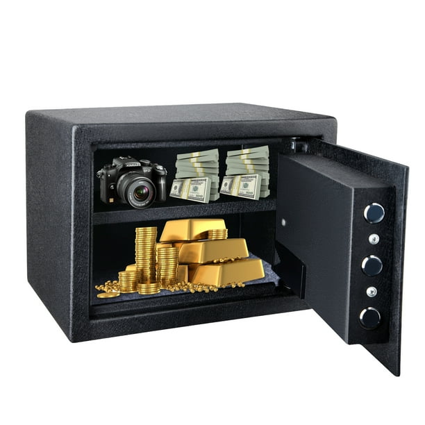 SRWTRCHRY Security Fingerprint Lock Home Safe, Fireproof Safe