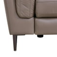 thumbnail image 2 of Primrose Genuine Leather Sofa in Dark Metal Finish, 2 of 11