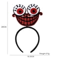 thumbnail image 2 of 75*75cm style2 6 diademas de Halloween, para fiesta de Halloween, disfraces, truco o trato, decoración de cosplay, 2 of 4