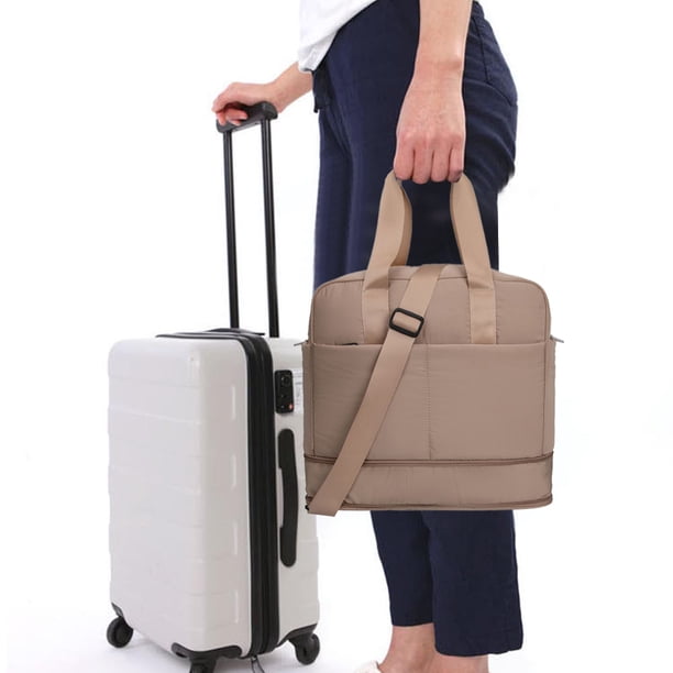 Bolsa De Viaje Bolsas acolchadas unisex para pasar la noche, impermeables, simples, para mujeres y hombres, uso diario