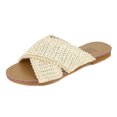 thumbnail image 1 of Tongs Respirants pour Femmes en Tissu Croisé Boho pour l'Été, 1 of 6